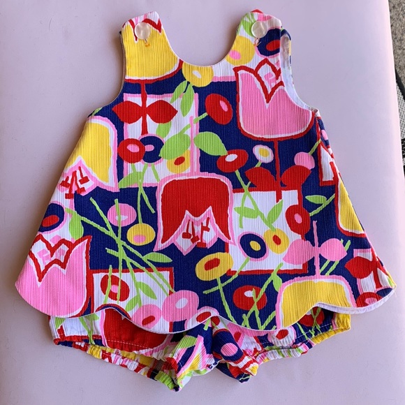 Vintage 1970s Holiday Sportswear of Miami matching set top & bottom 6-12 months? - Picture 1 of 15